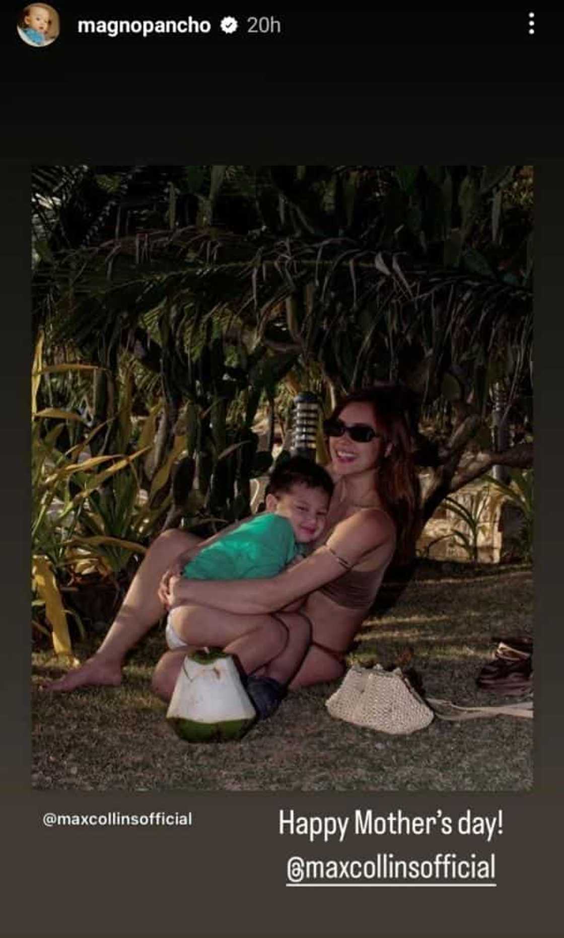 Pancho Magno, binati si Max Collins sa pagdiriwang ng Mother's Day