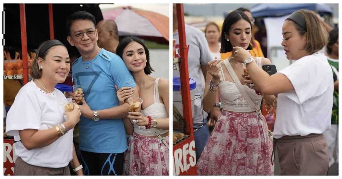 Heart Evangelista, walang arteng kumain ng tusok-tusok; outfit niya, nag-viral Heart Evangelista, walang arteng kumain ng tusok-tusok; outfit niya, nag-viral