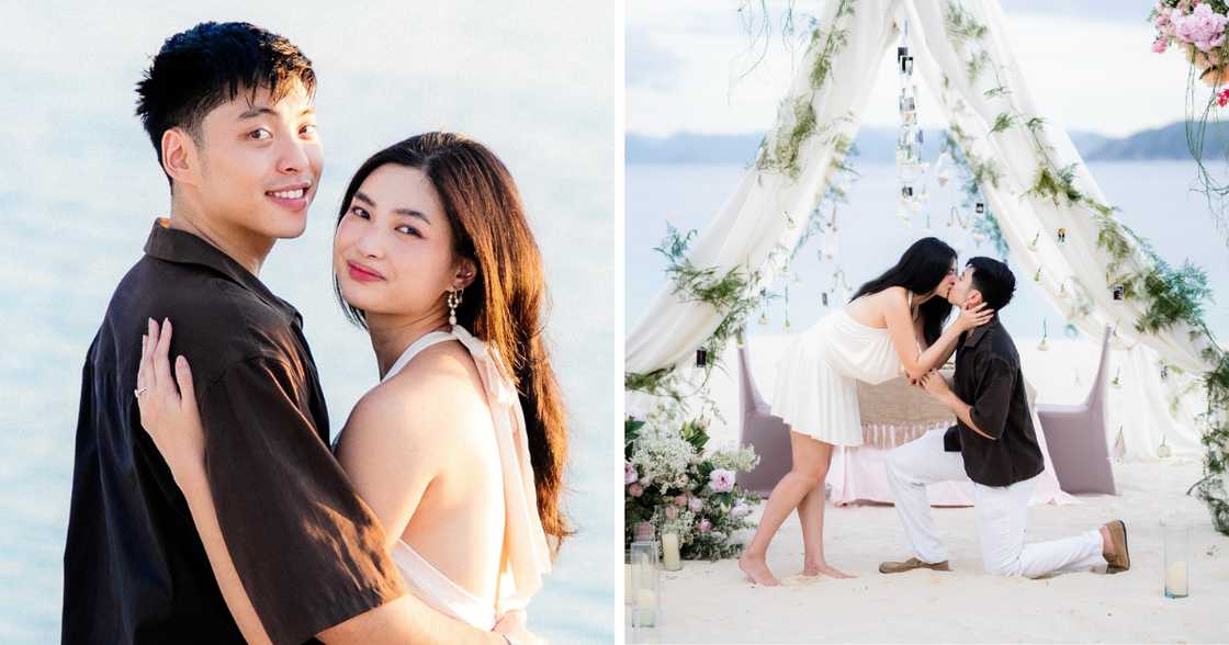 Tyler Tio, engaged na sa longtime girlfriend; ipinasilip ng fiancée niya ang romantic proposal