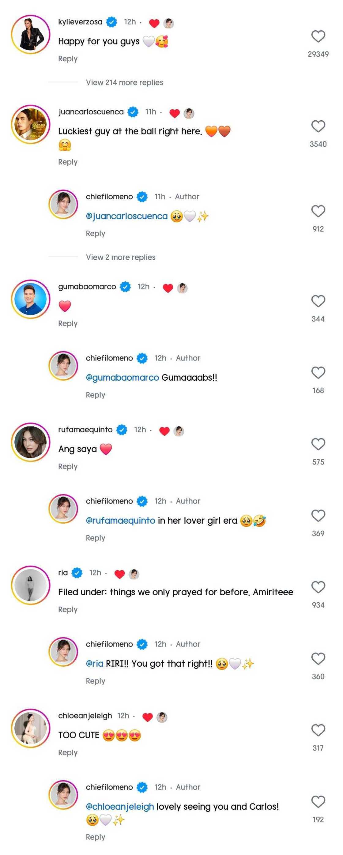 Palitan nina Kylie Verzosa at Chie Filomeno sa photos ng huli kasama si Jake Cuenca, viral Palitan nina Kylie Verzosa at Chie Filomeno sa photos ng huli kasama si Jake Cuenca, viral