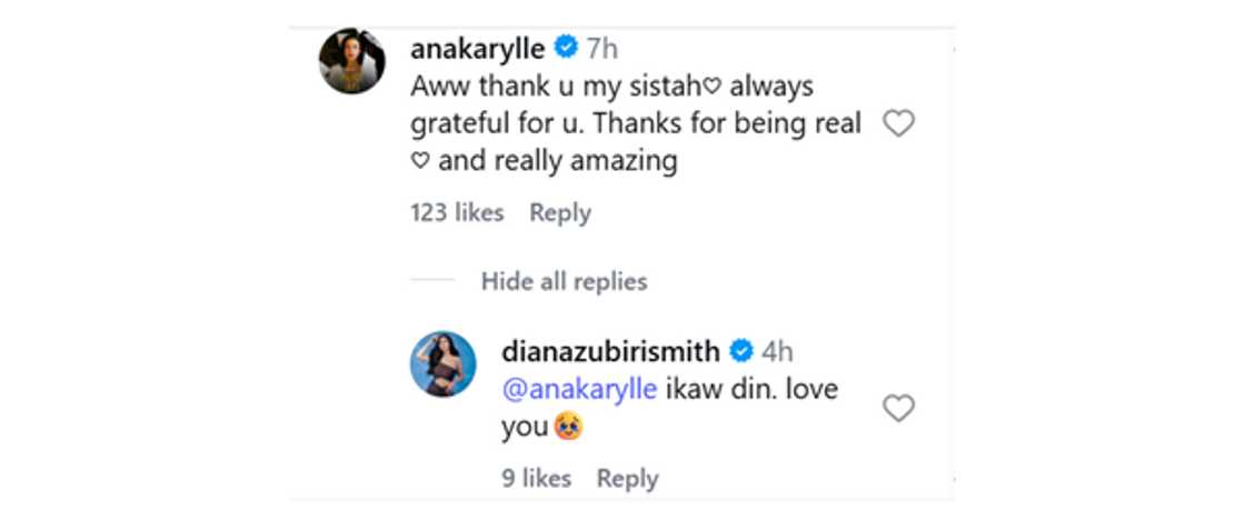 Diana Zubiri, binati si Karylle sa kaarawan niya; Karylle, nag-react