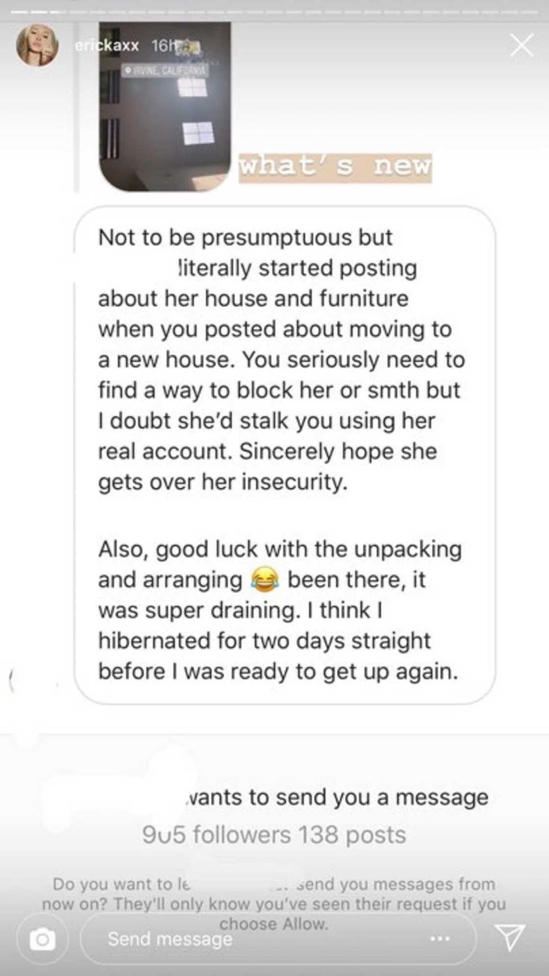 James Reid's ex-GF Ericka Villongco and Nadine Lustre's Instagram stories trigger mixed reactions James Reid's ex-GF Ericka Villongco and Nadine Lustre's Instagram stories trigger mixed reactions