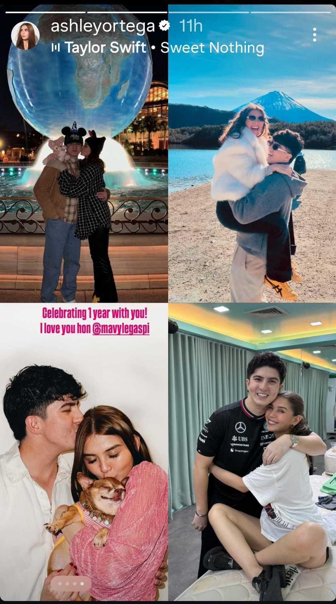 Mavy Legaspi and Ashley Ortega mark first anniversary with heartfelt posts Mavy Legaspi and Ashley Ortega mark first anniversary with heartfelt posts