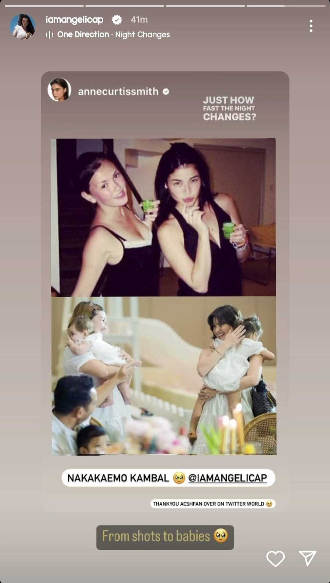 Angelica Panganiban at Anne Curtis, emosyonal sa kanilang 'then and now' photos Angelica Panganiban at Anne Curtis, emosyonal sa kanilang 'then and now' photos