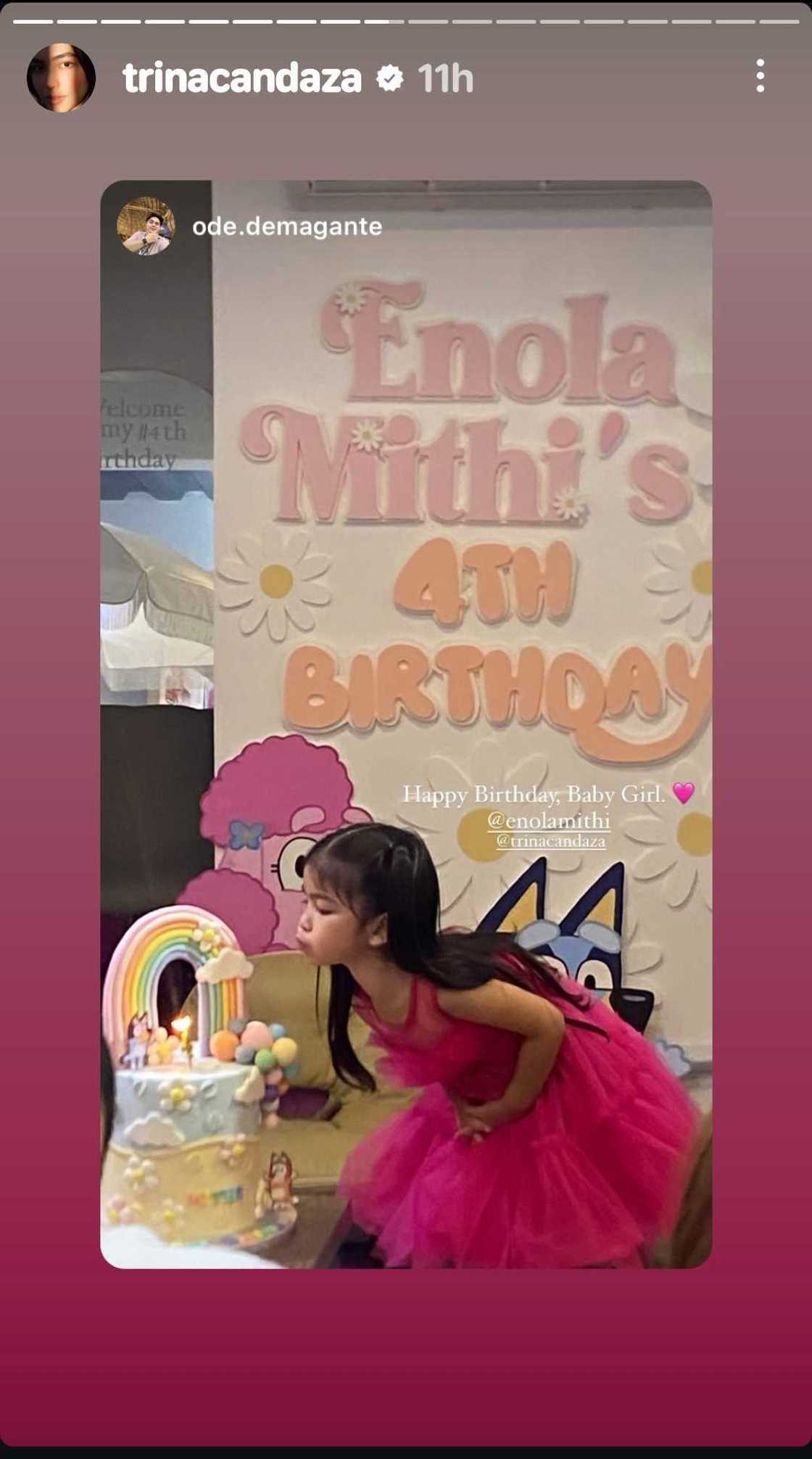 Trina Candaza throws fun birthday party for daughter Mithi