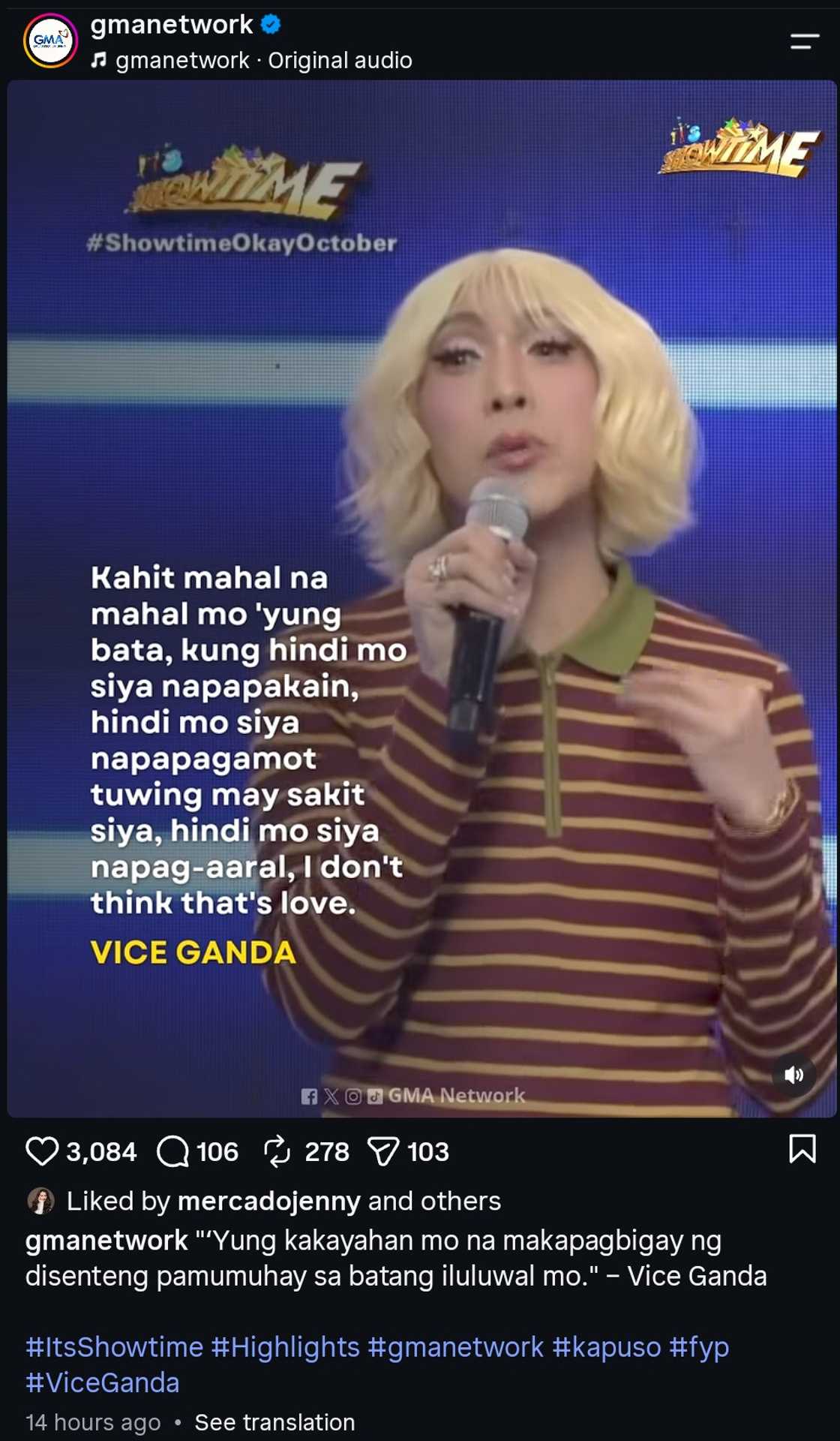 Jennylyn Mercado, ni-like ang pahayag ni Vice Ganda tungkol sa responsibilidad ng pagiging magulang Jennylyn Mercado, ni-like ang pahayag ni Vice Ganda tungkol sa responsibilidad ng pagiging magulang