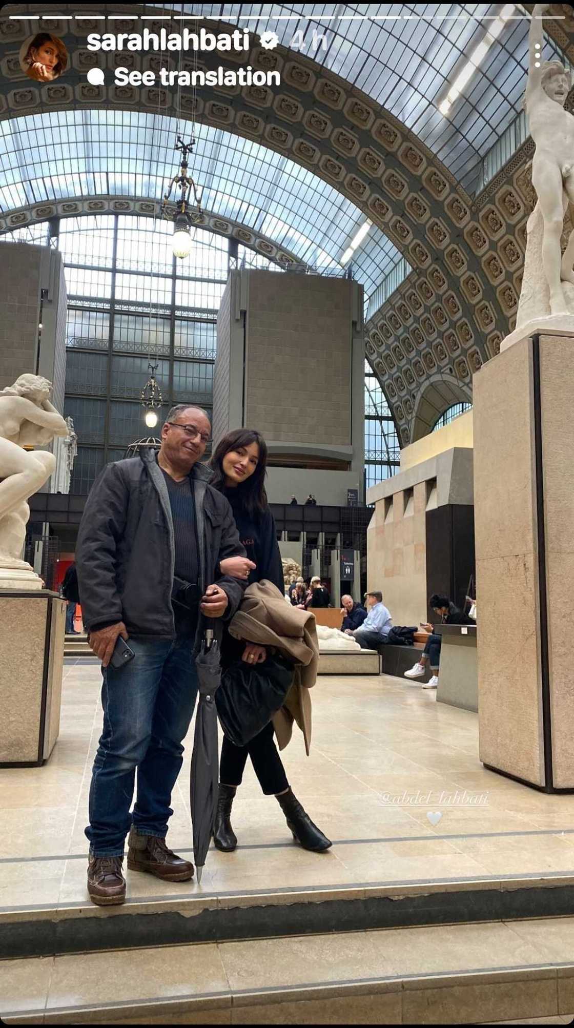 Sarah Lahbati dedicates sweet posts to father Abdel Lahbati who celebrates his birthday Sarah Lahbati dedicates sweet posts to father Abdel Lahbati who celebrates his birthday