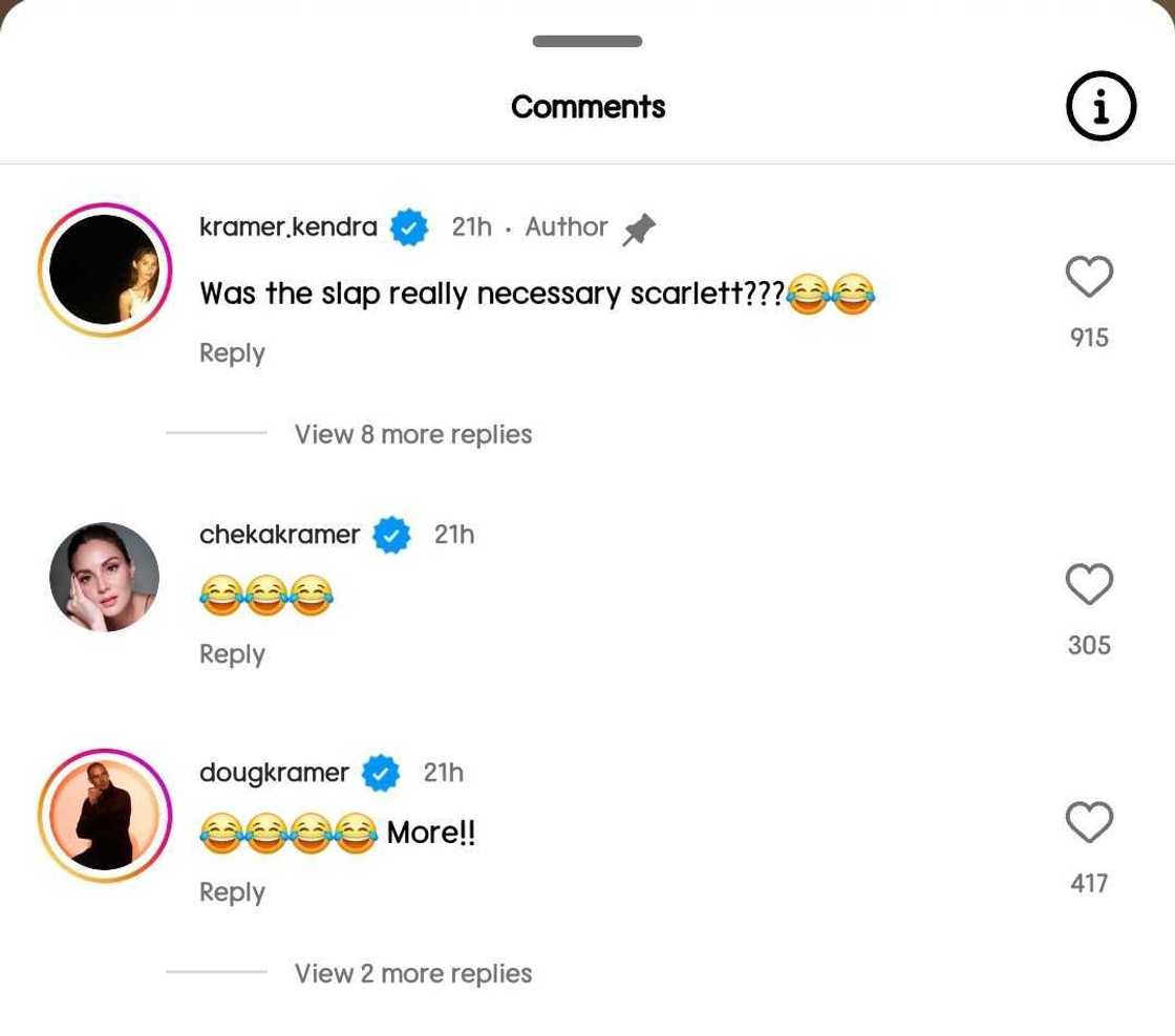 Kendra Kramer sa dance video nila ni Scarlett: "Was the slap really necessary?" Kendra Kramer sa dance video nila ni Scarlett: "Was the slap really necessary?"