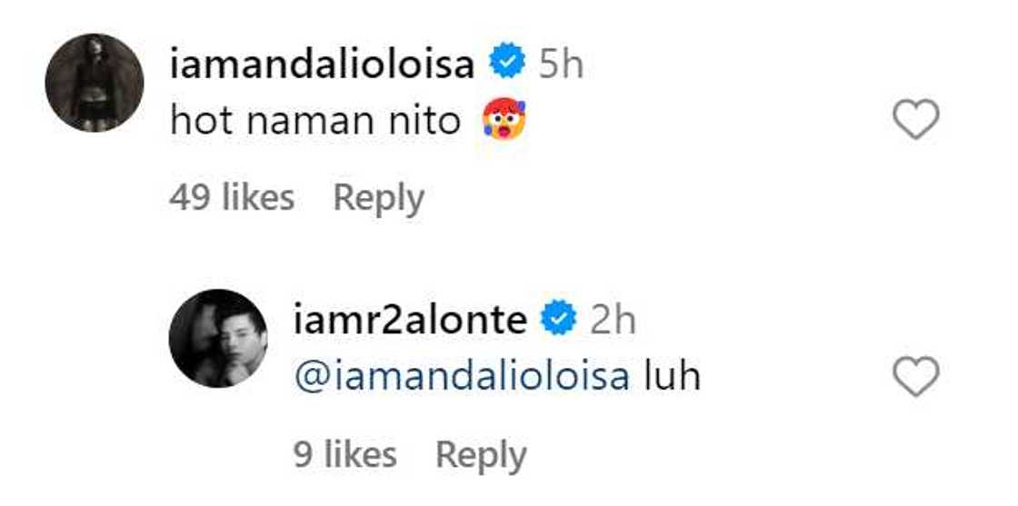 Loisa Andalio swoons over Ronnie Alonte's new snaps: "kaya pala uminit uli"