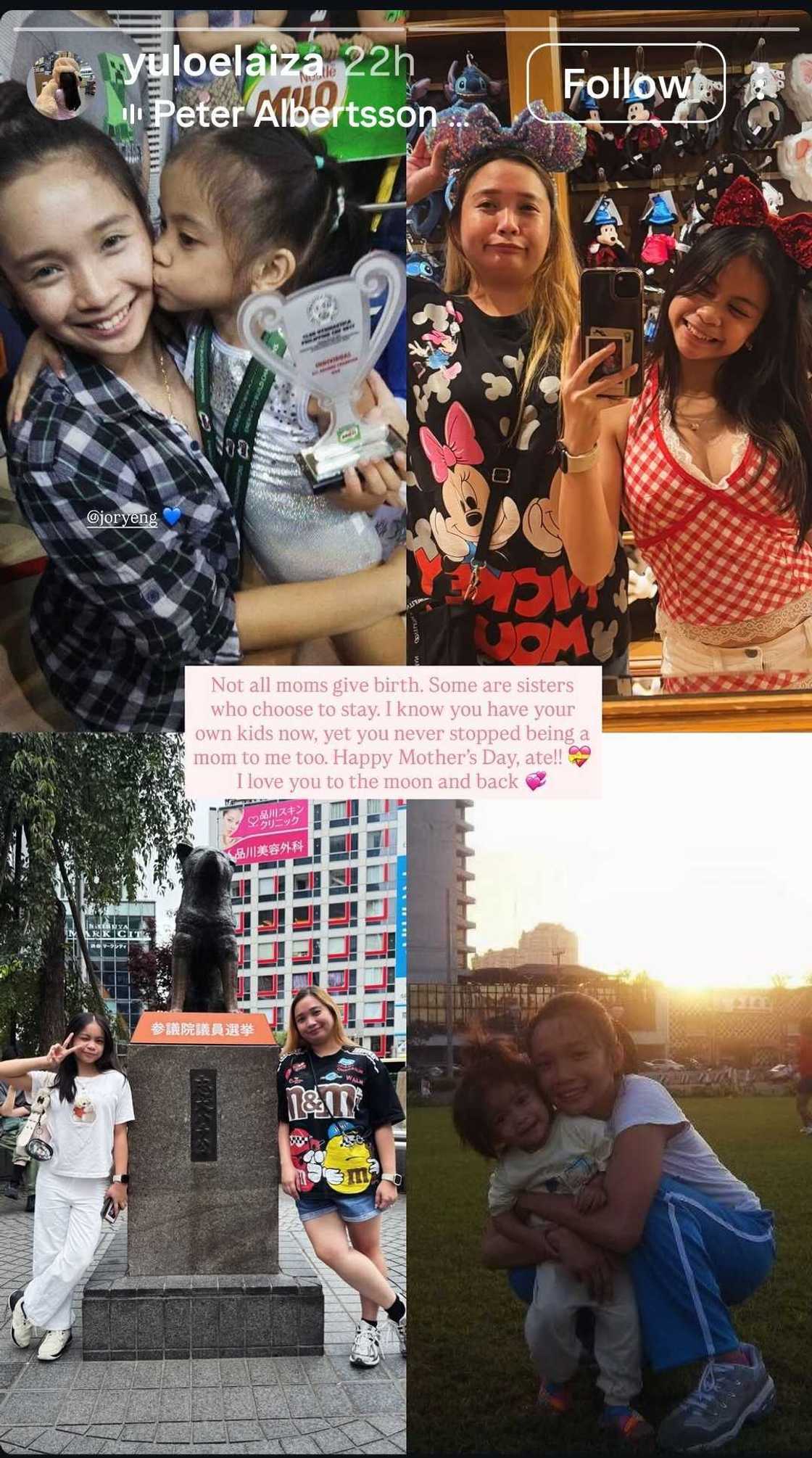 Elaiza Yulo shares heartfelt Mother’s Day tribute to sister Jorielgel Elaiza Yulo shares heartfelt Mother’s Day tribute to sister Jorielgel