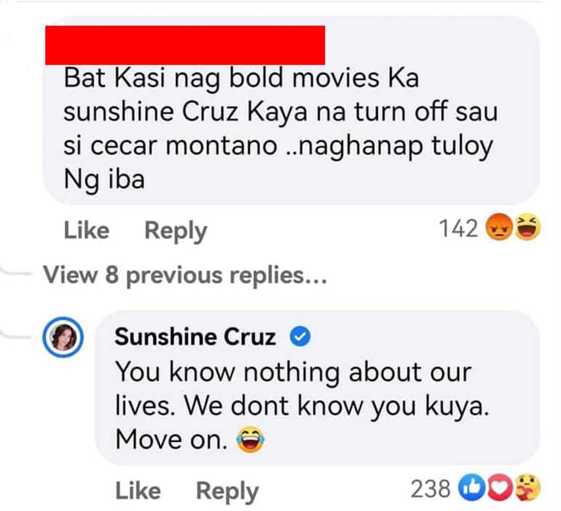 Sunshine Cruz bumwelta sa basher: “You know nothing about our lives" Sunshine Cruz bumwelta sa basher: “You know nothing about our lives"