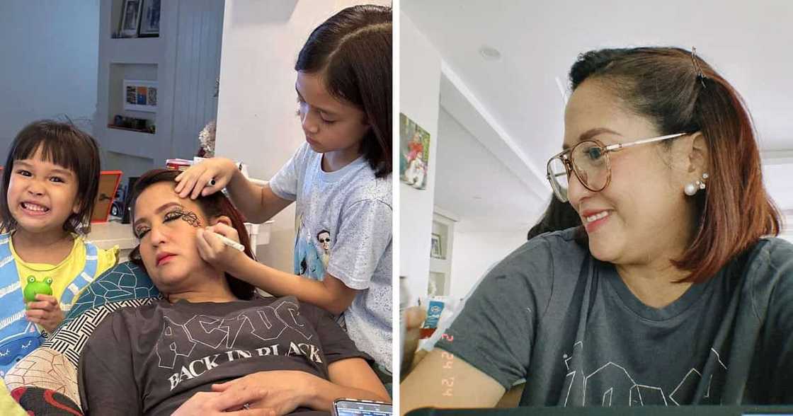 Jolina Magdangal, ginawang “artwork” ng kanyang mga anak: “Buti black liquid liner din ang ginamit” Jolina Magdangal, ginawang “artwork” ng kanyang mga anak: “Buti black liquid liner din ang ginamit”