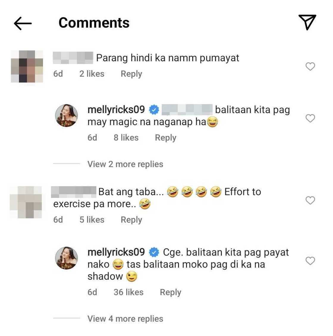 Melissa Ricks, niresbakan ang mga bashers na pumuna sa kanyang katawan Melissa Ricks, niresbakan ang mga bashers na pumuna sa kanyang katawan