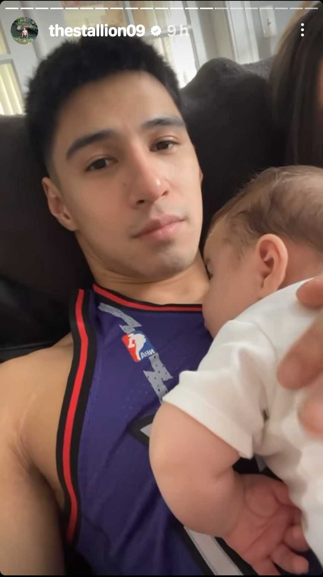 Albie Casiño shares adorable photos and clips featuring his baby boy
