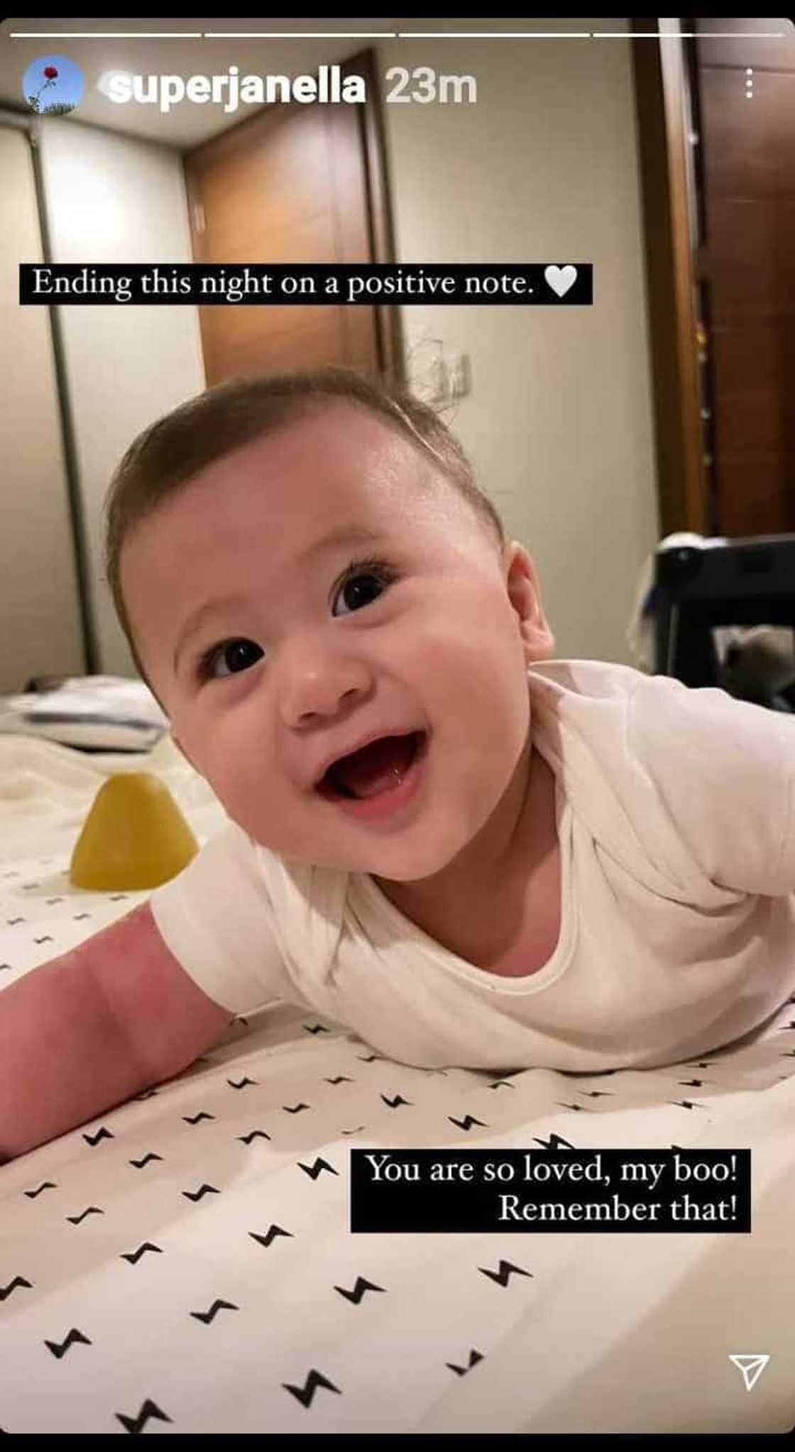 Janella Salvador posts heartfelt message to baby Jude after bashers insulted his face Janella Salvador posts heartfelt message to baby Jude after bashers insulted his face
