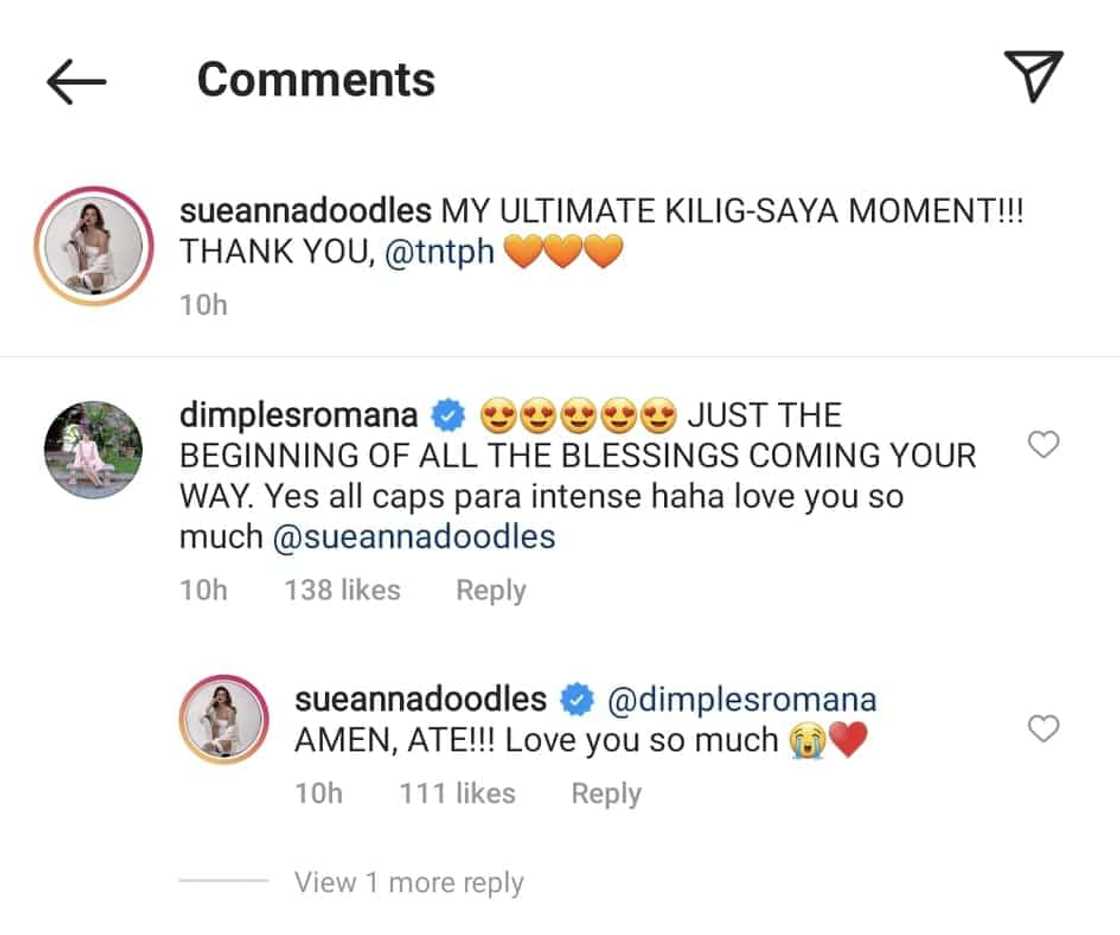 Sue Ramirez, binahagi ang kanyang "kilig-saya" moment nang makita si Sarah Geronimo Sue Ramirez, binahagi ang kanyang "kilig-saya" moment nang makita si Sarah Geronimo