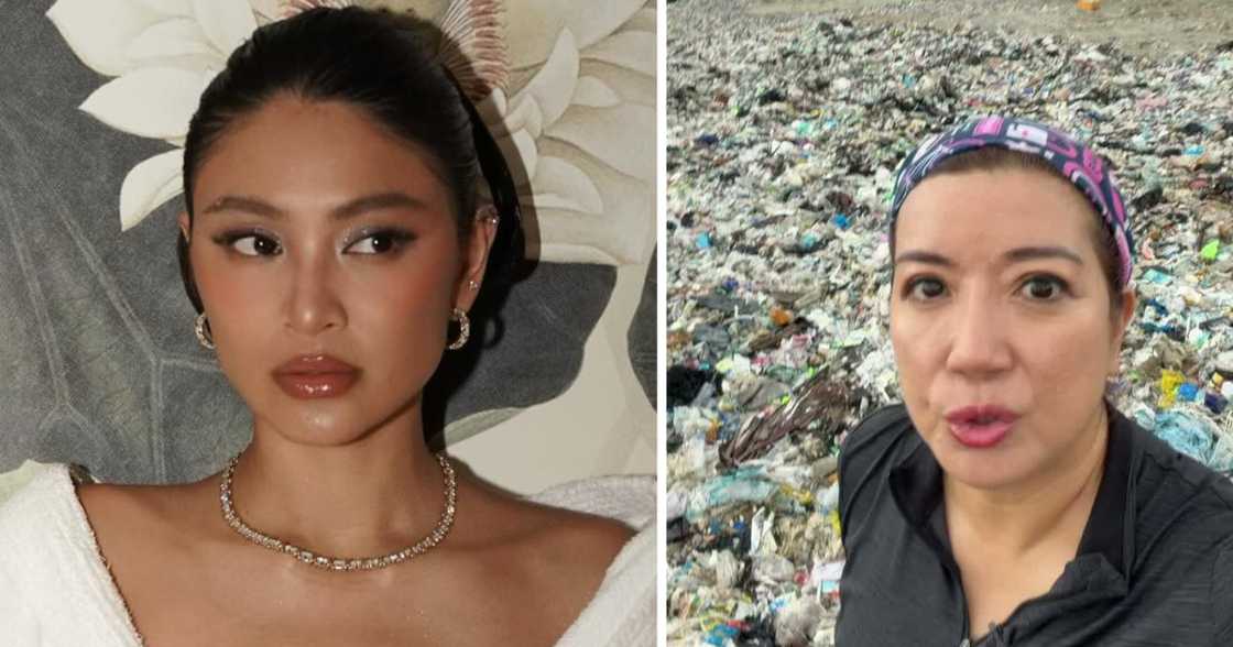 Nadine Lustre, prangkahang nag-react sa dokumentaryong 'Ibinasurang Paraiso' ni Kara David (Photos: @nadine, @iamkaradavid)