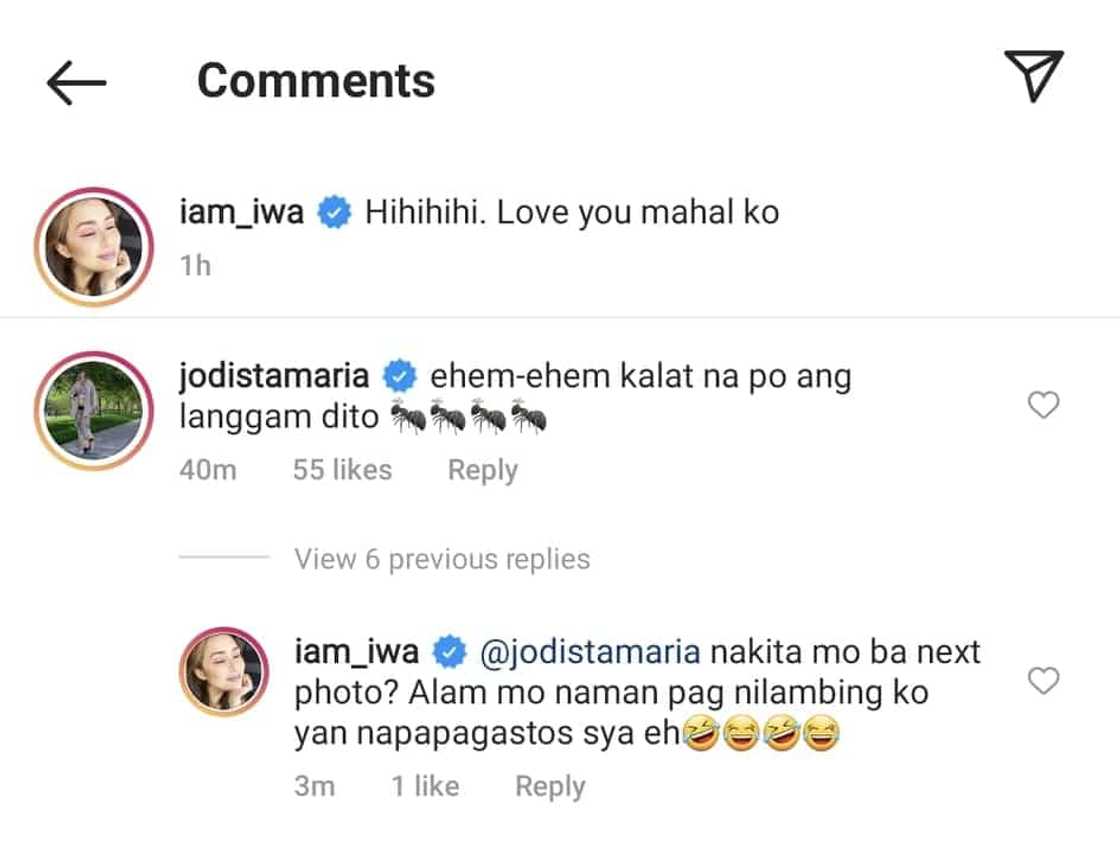 Iwa Moto posts sweet selfie with Pampi Lacson; Jodi Sta. Maria reacts Iwa Moto posts sweet selfie with Pampi Lacson; Jodi Sta. Maria reacts