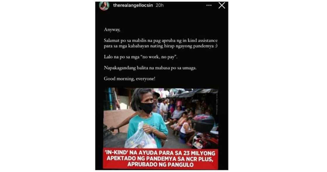 Angel Locsin, nagpasalamat sa mabilis na pag-apruba ni Duterte sa ayuda Angel Locsin, nagpasalamat sa mabilis na pag-apruba ni Duterte sa ayuda