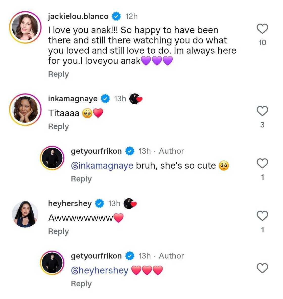 Rikki Mae Davao, ibinida ang walang sawang suporta ni Jackie Lou Blanco Rikki Mae Davao, ibinida ang walang sawang suporta ni Jackie Lou Blanco