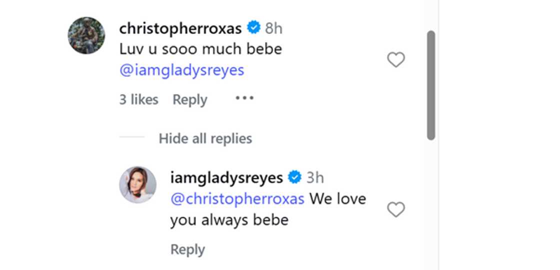 Gladys Reyes, nagbigay ng heartwarming birthday post para kay Christopher Roxas; aktor, nag-reply Gladys Reyes, nagbigay ng heartwarming birthday post para kay Christopher Roxas; aktor, nag-reply
