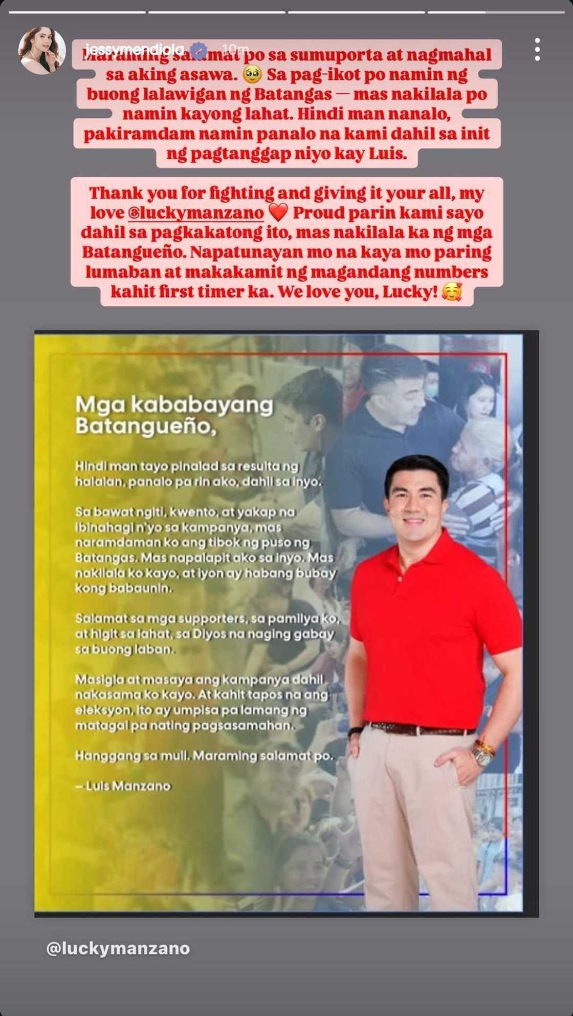 Jessy Mendiola, may makabuluhang mensahe sa mister matapos ang Halalan 2025 Jessy Mendiola, may makabuluhang mensahe sa mister matapos ang Halalan 2025