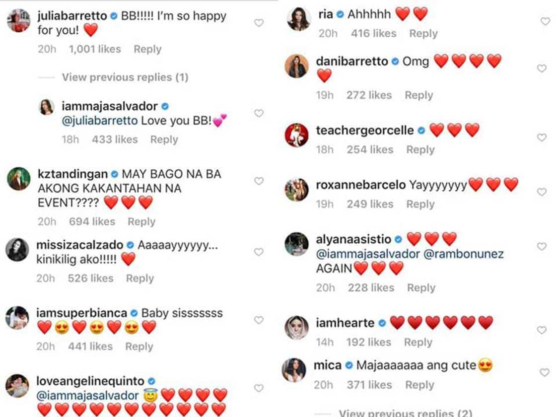 Maja Salvador’s recent post with ex-boyfriend draws various opinions from celebrities Maja Salvador’s recent post with ex-boyfriend draws various opinions from celebrities