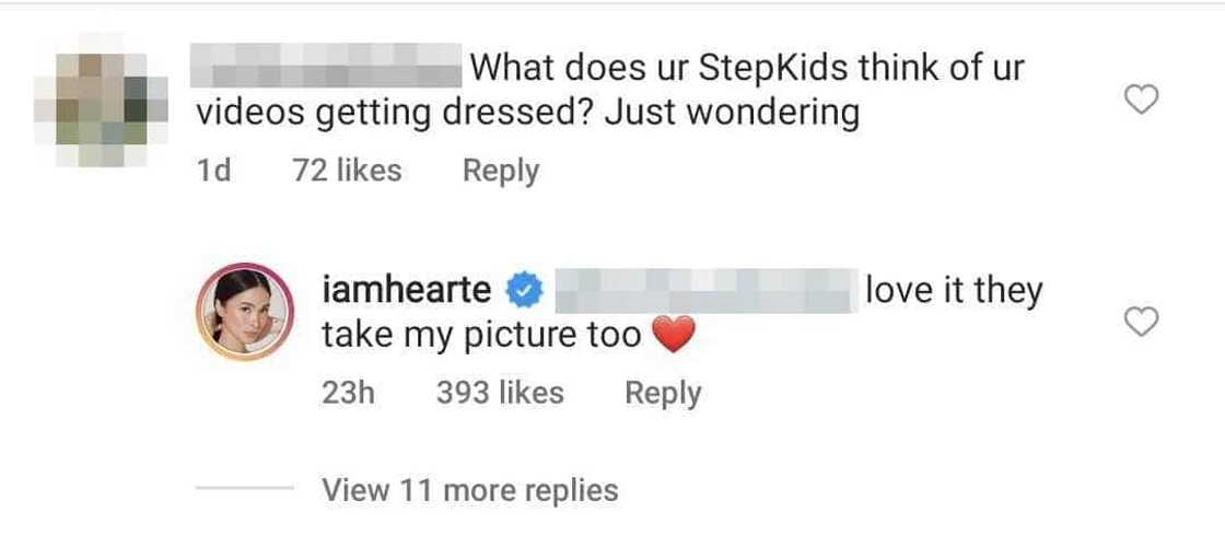 Heart Evangelista, sinagot ang tanong kung ano ang reaksyon ng stepkids sa OOTD videos niya Heart Evangelista, sinagot ang tanong kung ano ang reaksyon ng stepkids sa OOTD videos niya