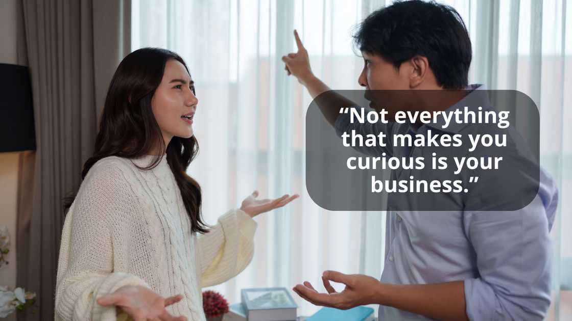 A couple arguing A couple arguing