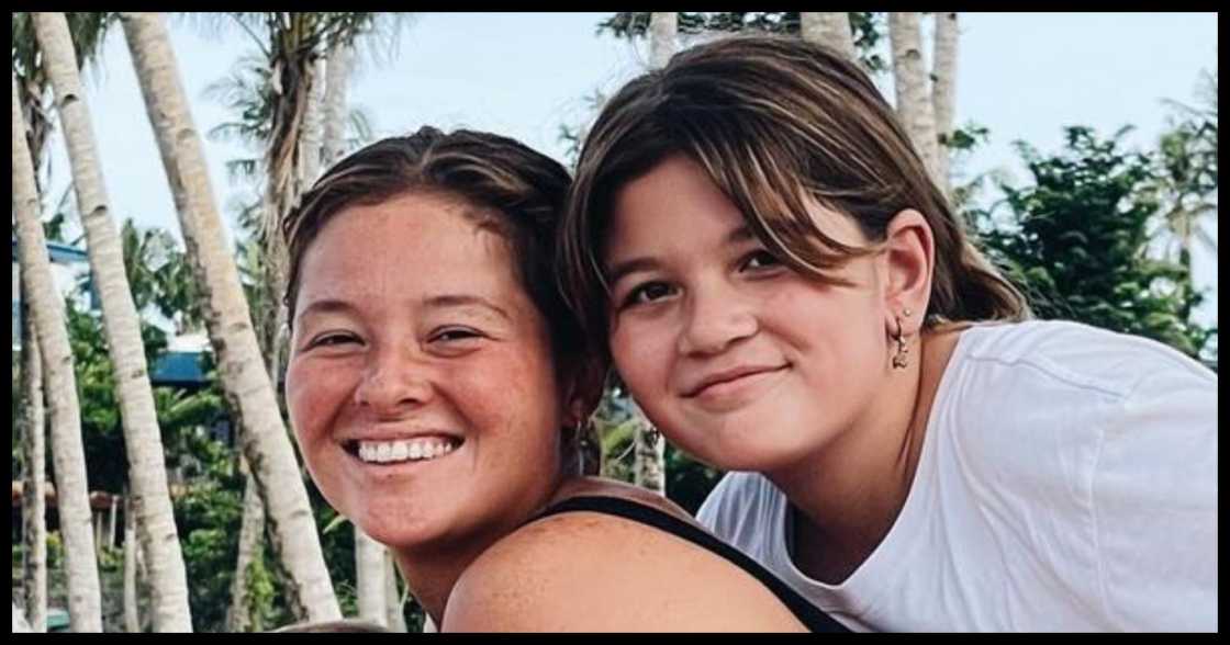 Andi Eigenmann with her daughter Ellie @andieigengirl