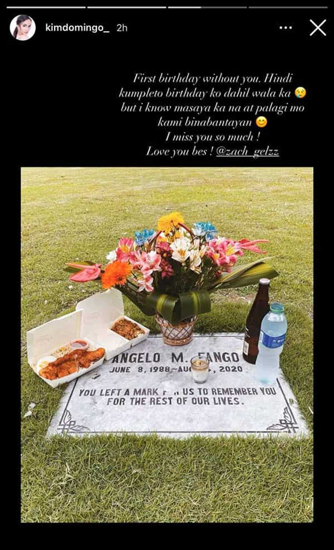 Kim Domingo, nagdiwang ng kaarawan sa puntod ng kanyang yumaong bestfriend Kim Domingo, nagdiwang ng kaarawan sa puntod ng kanyang yumaong bestfriend