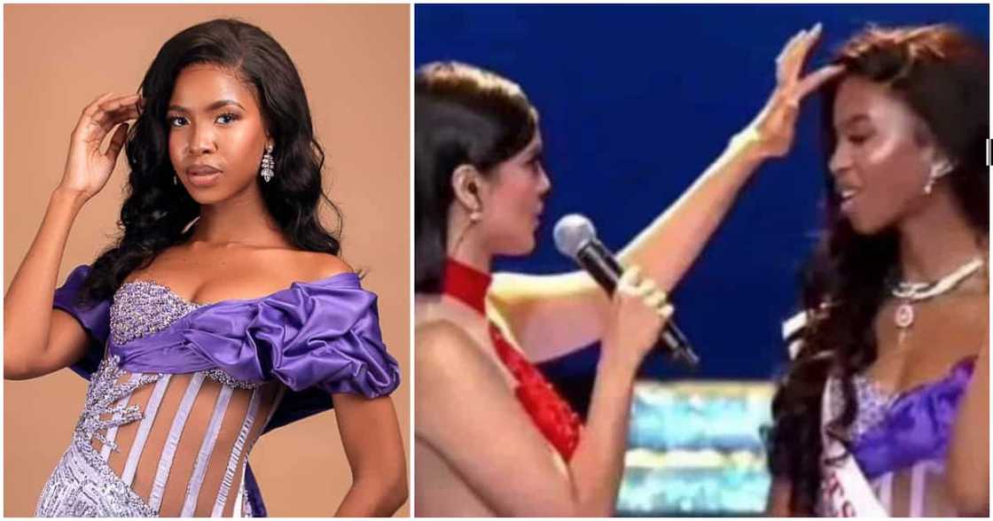 Miss World Botswana Lesego Chombo sa kanyang kababayan: "Please be kinder" Miss World Botswana Lesego Chombo sa kanyang kababayan: "Please be kinder"