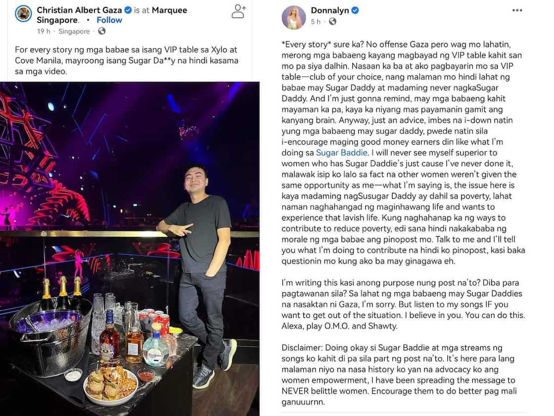 Donnalyn Bartolome, babayaran ang P195K bill ni Xian Gaza sa isang club Donnalyn Bartolome, babayaran ang P195K bill ni Xian Gaza sa isang club