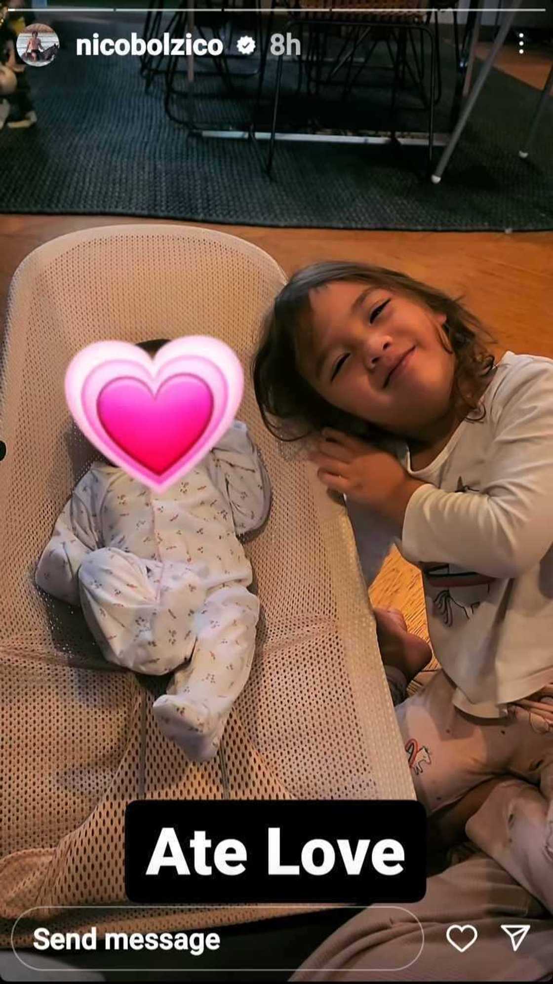 Nico Bolzico shares clip of baby Tili’s adorable moment with little sister Maëlys Lionel Nico Bolzico shares clip of baby Tili’s adorable moment with little sister Maëlys Lionel