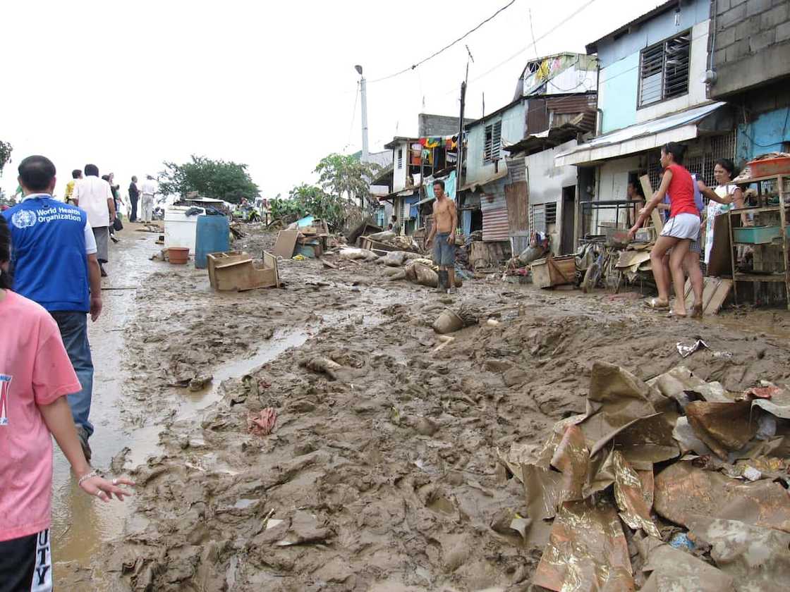 Pamilya sa Albay, nanatili sa kisame ng bahay habang hinahagupit ng bagsik ni "Rolly"