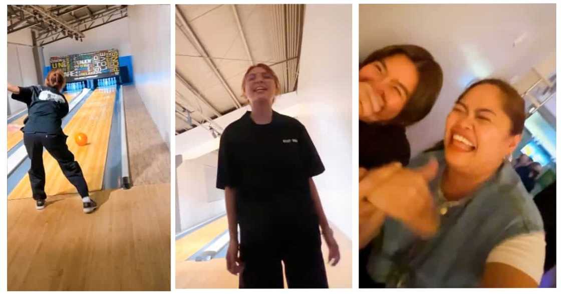 Alora Sasam, binahagi ang video ng pag-bowling ni Kathryn Bernardo: "Pikon na siya" Alora Sasam, binahagi ang video ng pag-bowling ni Kathryn Bernardo: "Pikon na siya"