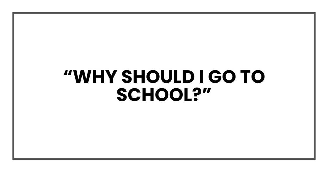 School dread in hallway.