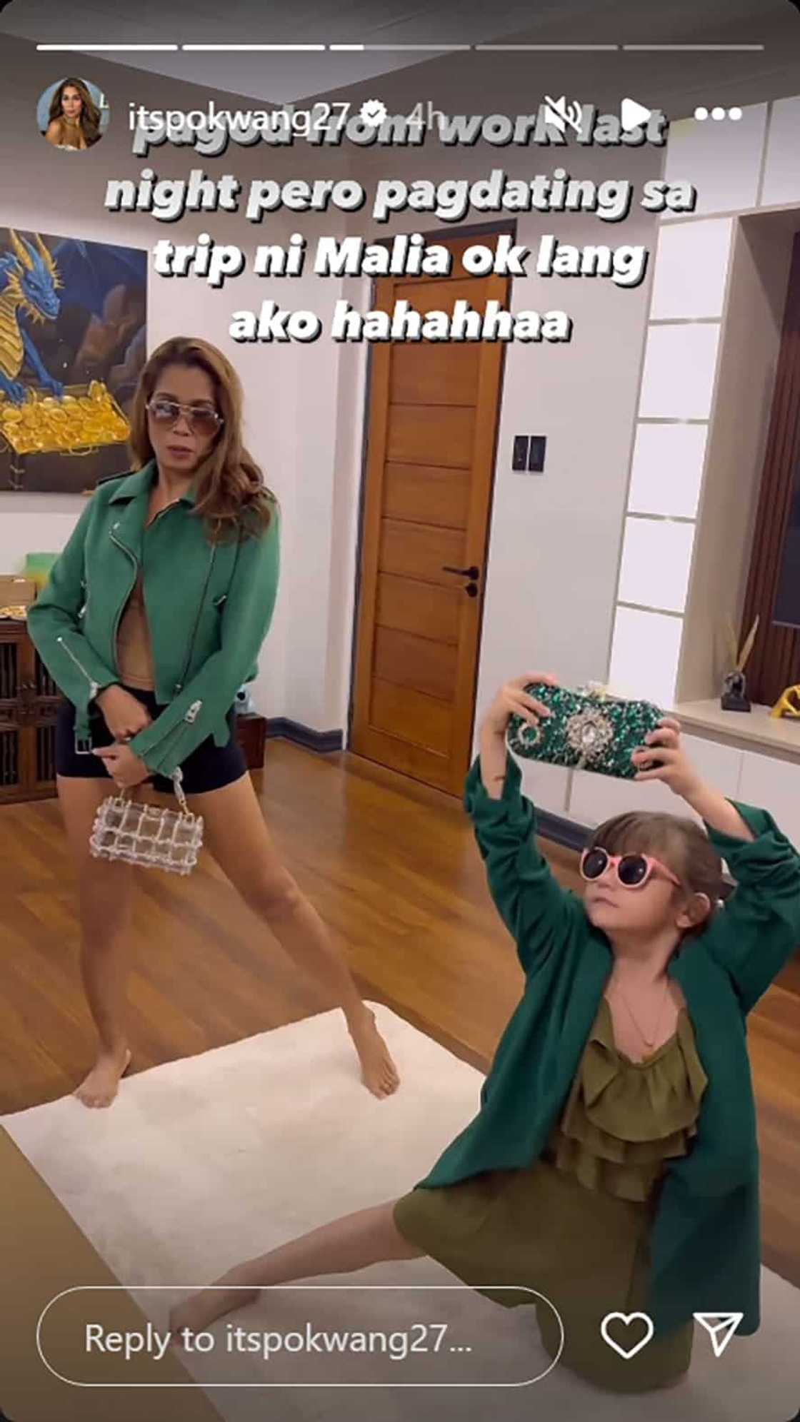 Pokwang, hindi iniinda ang pagod basta para sa kanyang anak na si Malia Pokwang, hindi iniinda ang pagod basta para sa kanyang anak na si Malia