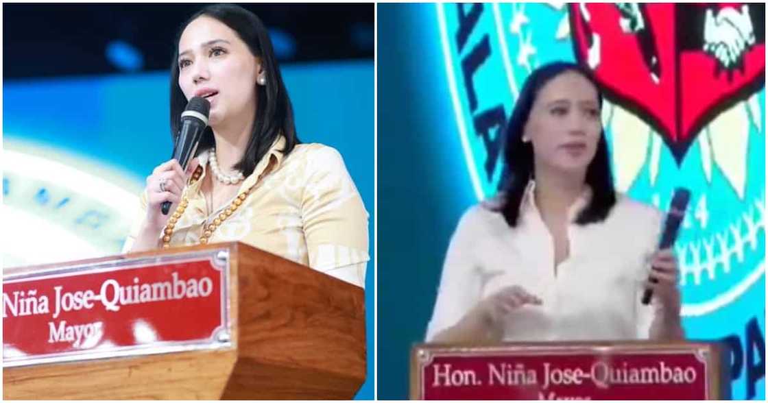 Mayor Niña Jose, pinapalitan ang mic na ginagamit: "Sorry mabaho talaga yung mic" Mayor Niña Jose, pinapalitan ang mic na ginagamit: "Sorry mabaho talaga yung mic"