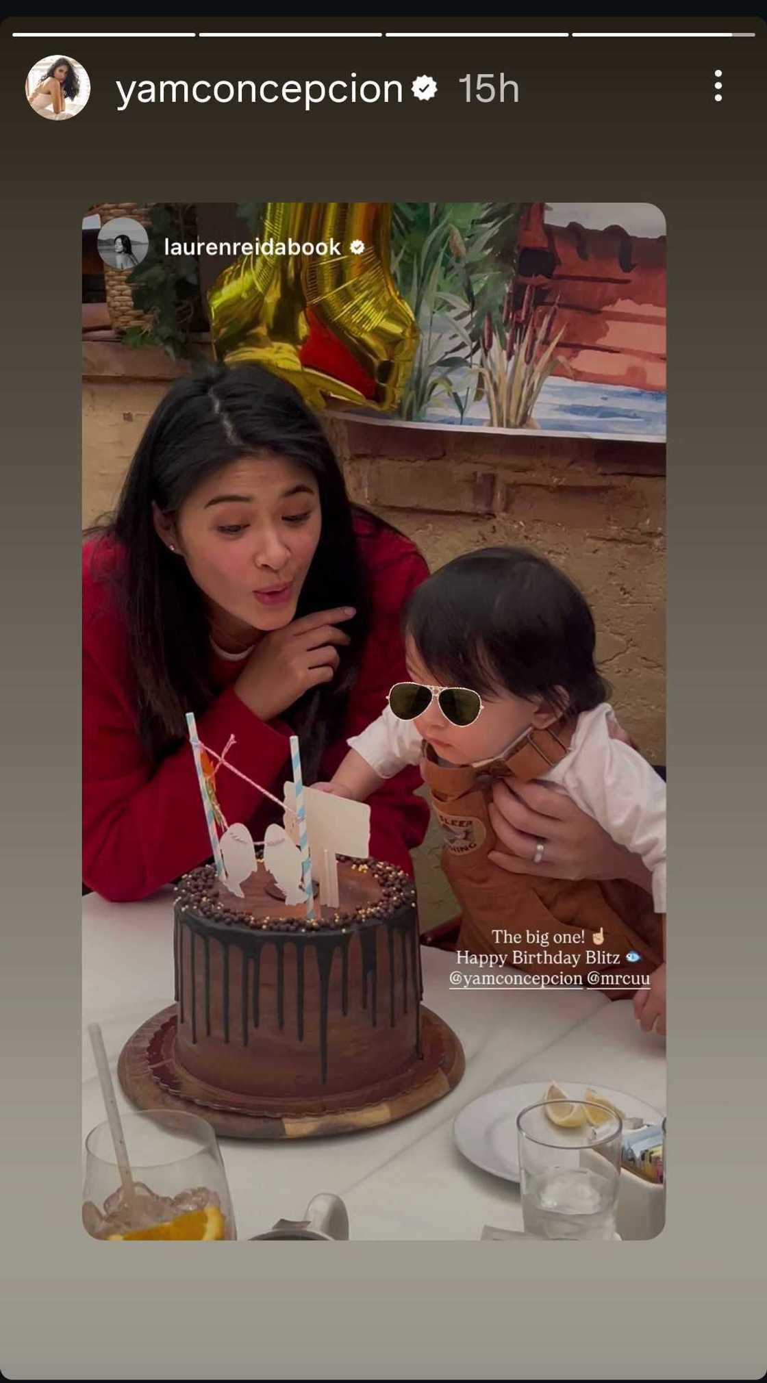 Yam Concepcion shares sweet moments from her son’s first birthday celebration