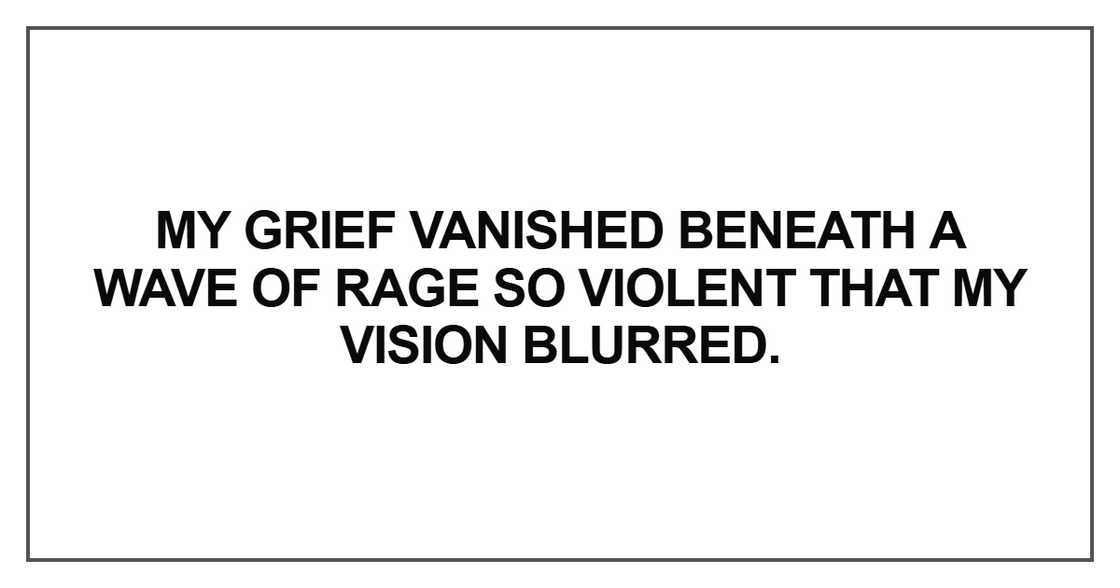My grief vanished beneath