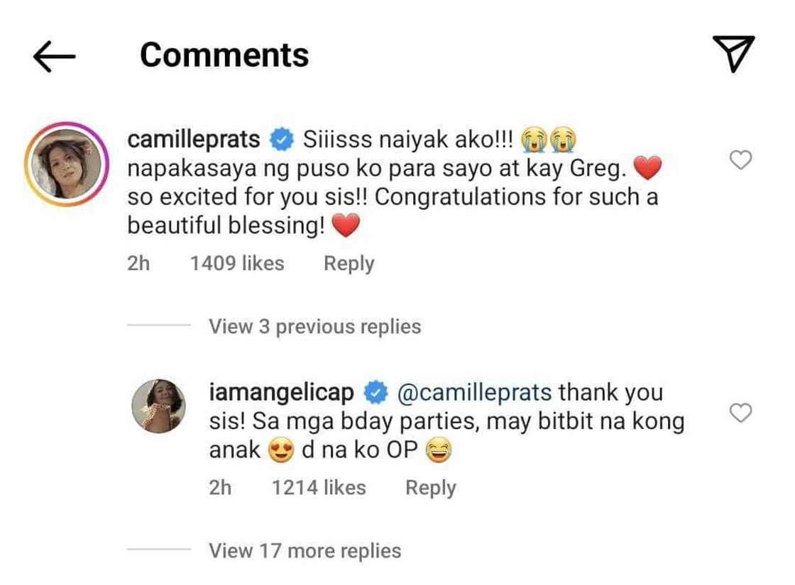 Camille Prats, naiyak sa balitang buntis na si Angelica Panganiban Camille Prats, naiyak sa balitang buntis na si Angelica Panganiban