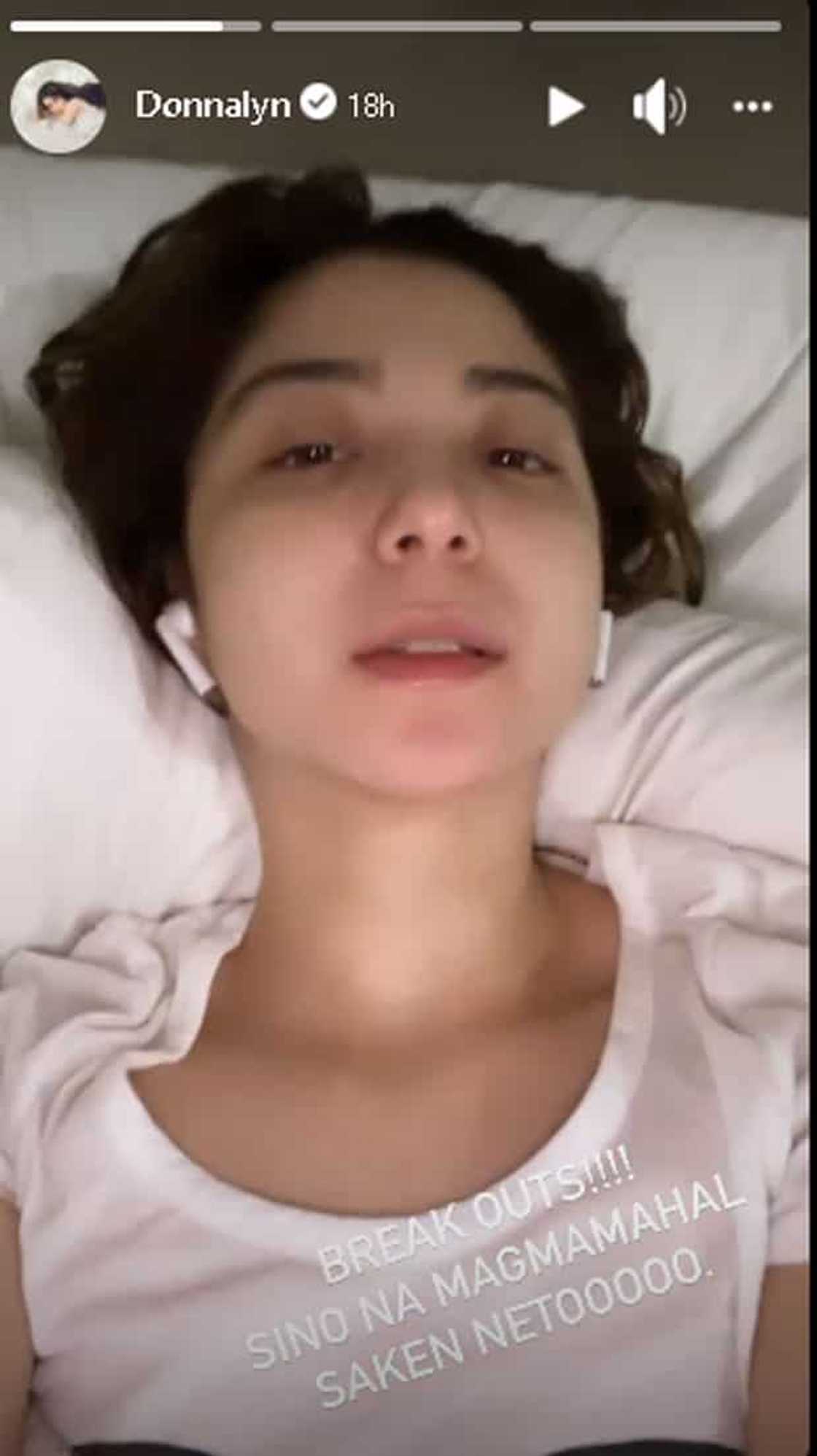 Donnalyn Bartolome sadly asks: "Sino magmamahal sakin neto?" Donnalyn Bartolome sadly asks: "Sino magmamahal sakin neto?"
