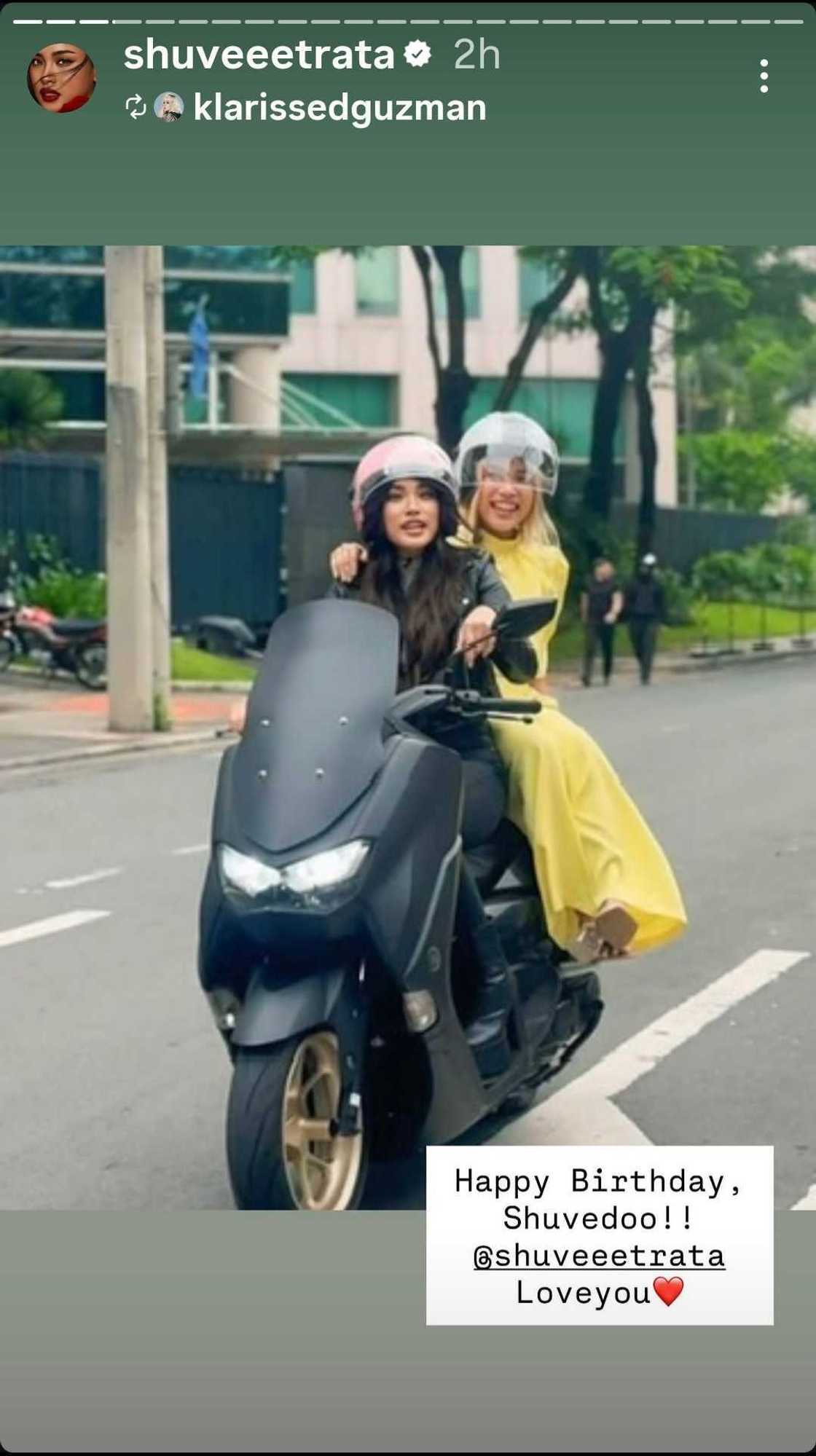 Klarisse De Guzman, may sweet birthday greeting para kay Shuvee Etrata Klarisse De Guzman, may sweet birthday greeting para kay Shuvee Etrata