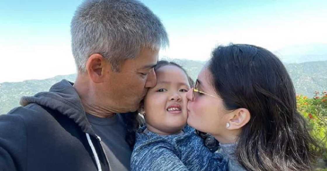 Tali Sotto bonds with Pauleen & Vic Sotto in their swimming pool Tali Sotto bonds with Pauleen & Vic Sotto in their swimming pool