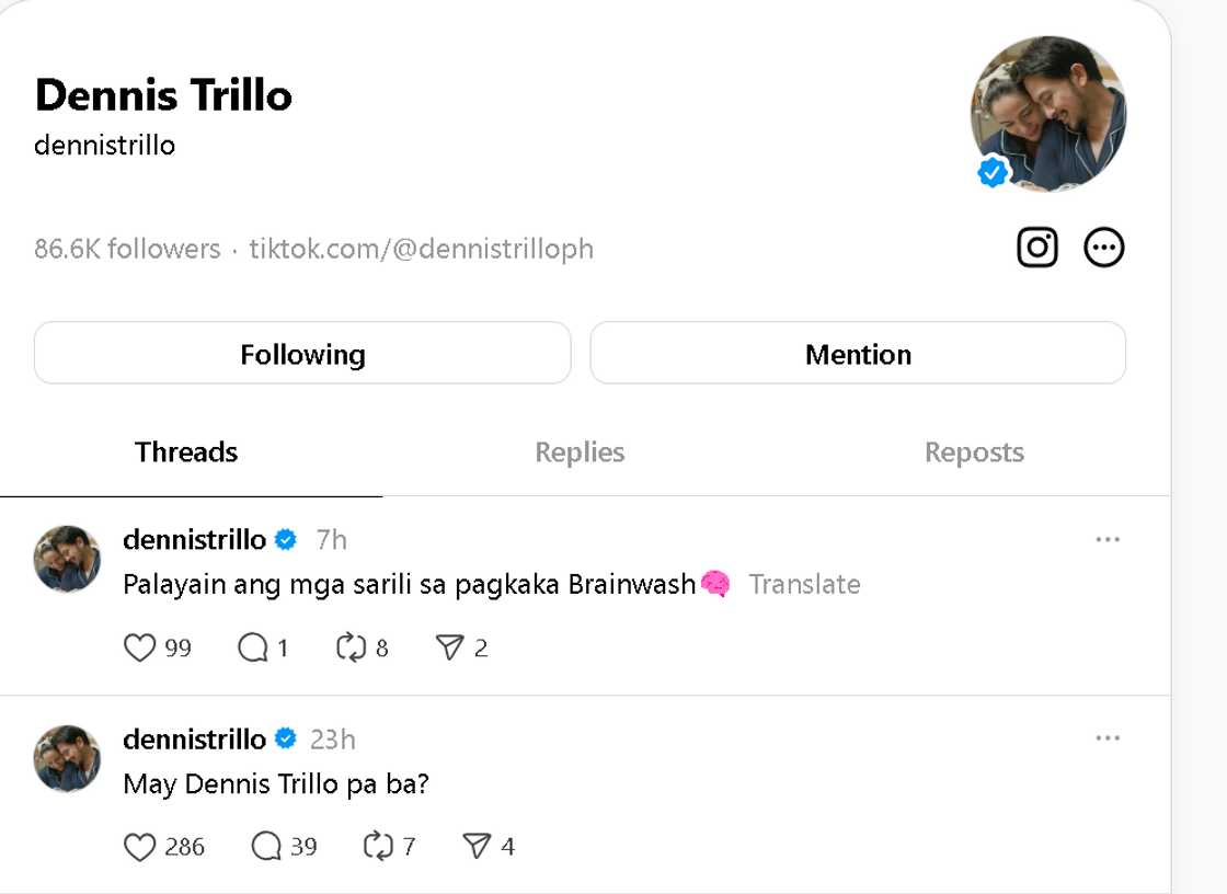 Dennis Trillo, nagbiro tungkol sa viral TikTok question na “May ABS pa ba?”