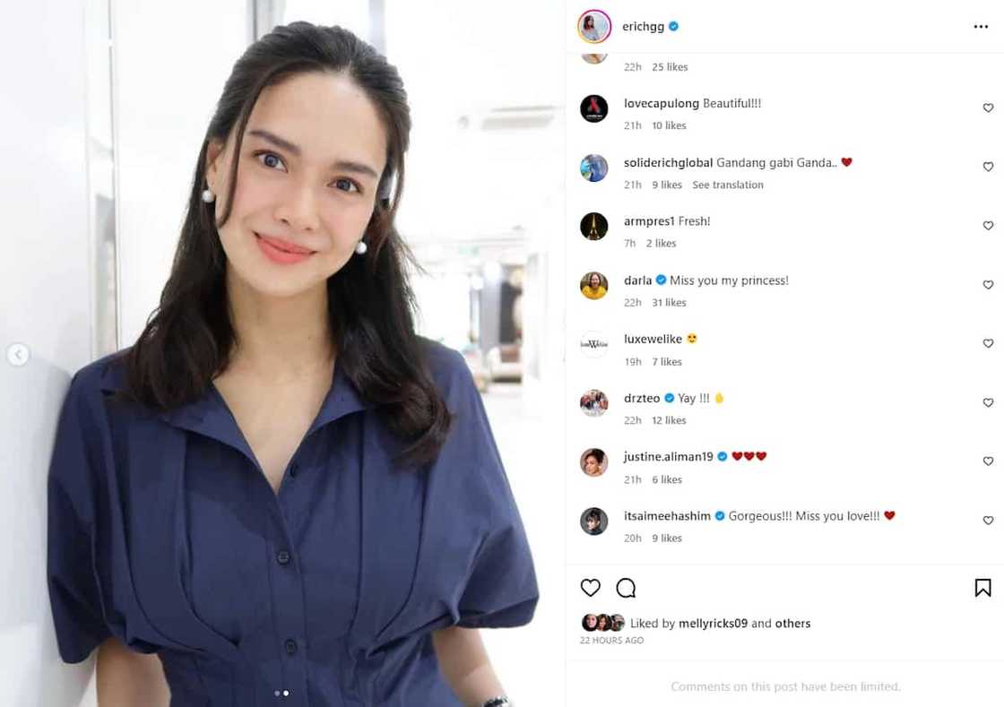 Bagong photos ni Erich Gonzales, umani ng papuri sa social media Bagong photos ni Erich Gonzales, umani ng papuri sa social media