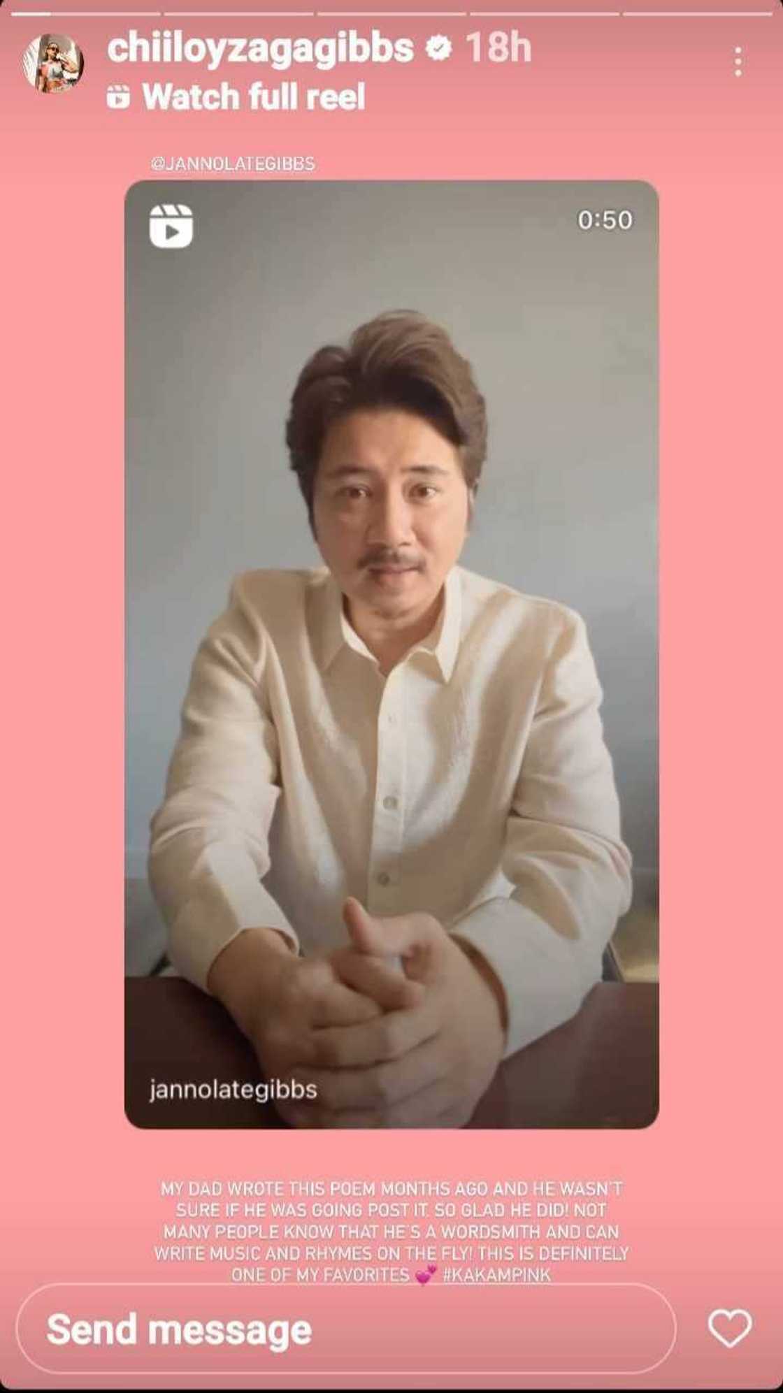 Janno Gibbs’ daughter Alyssa lauds dad over his viral poem ahead of elections Janno Gibbs’ daughter Alyssa lauds dad over his viral poem ahead of elections