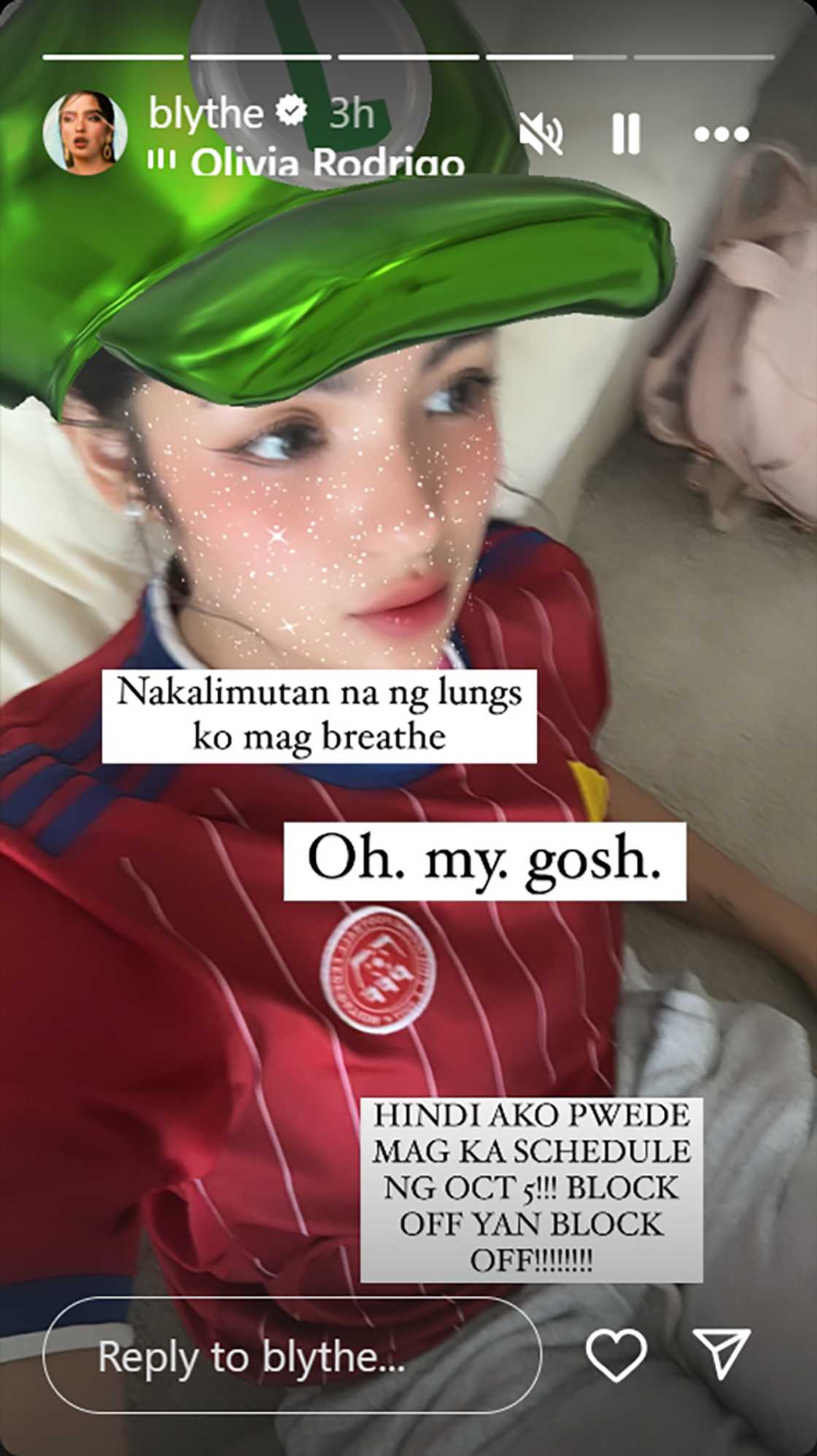 Andrea Brillantes, di pwedeng magkaroon ng sked sa Oct 5 dahil sa isang darating na singer Andrea Brillantes, di pwedeng magkaroon ng sked sa Oct 5 dahil sa isang darating na singer