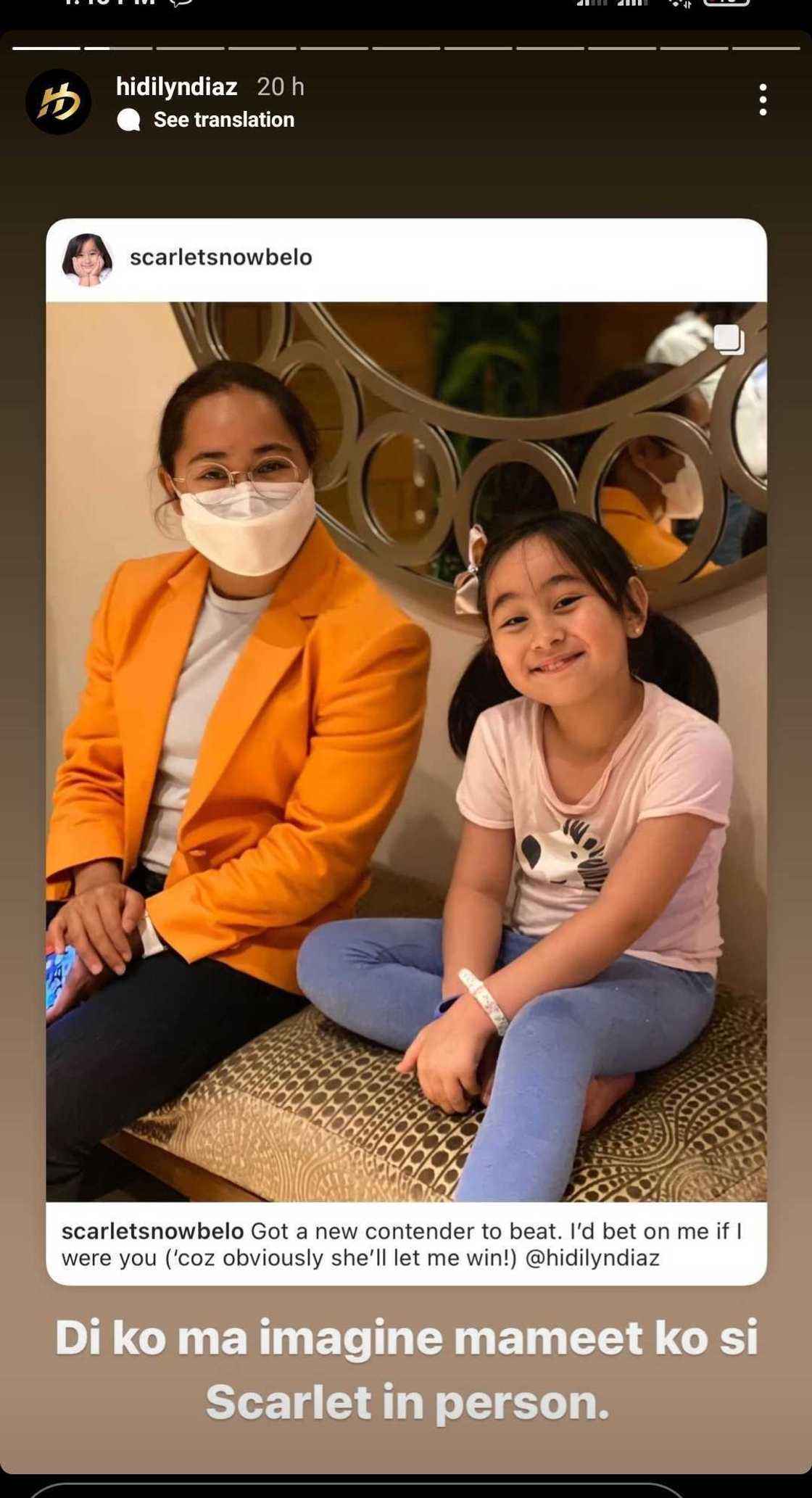 Hidilyn Diaz, game na game na nakipaglaro kay Scarlet Snow Belo Hidilyn Diaz, game na game na nakipaglaro kay Scarlet Snow Belo
